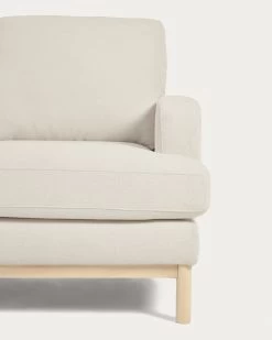 Mihaela 3 Seater Sofa With Right-hand Chaise Longue In White Fleece 264 Cm | Kave Home 16 Mihaela 3 Seater Sofa With Right-hand Chaise Longue In White Fleece 264 Cm | Kave Home -Quality Furniture Store S805 40D PS33 1D02