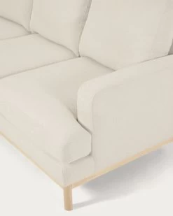 Mihaela 3 Seater Sofa With Left-hand Chaise Longue In White Fleece 264 Cm | Kave Home 14 Mihaela 3 Seater Sofa With Left-hand Chaise Longue In White Fleece 264 Cm | Kave Home -Quality Furniture Store S805 40I PS33 1D01