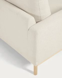 Mihaela 3 Seater Sofa With Left-hand Chaise Longue In White Fleece 264 Cm | Kave Home 18 Mihaela 3 Seater Sofa With Left-hand Chaise Longue In White Fleece 264 Cm | Kave Home -Quality Furniture Store S805 40I PS33 1D03