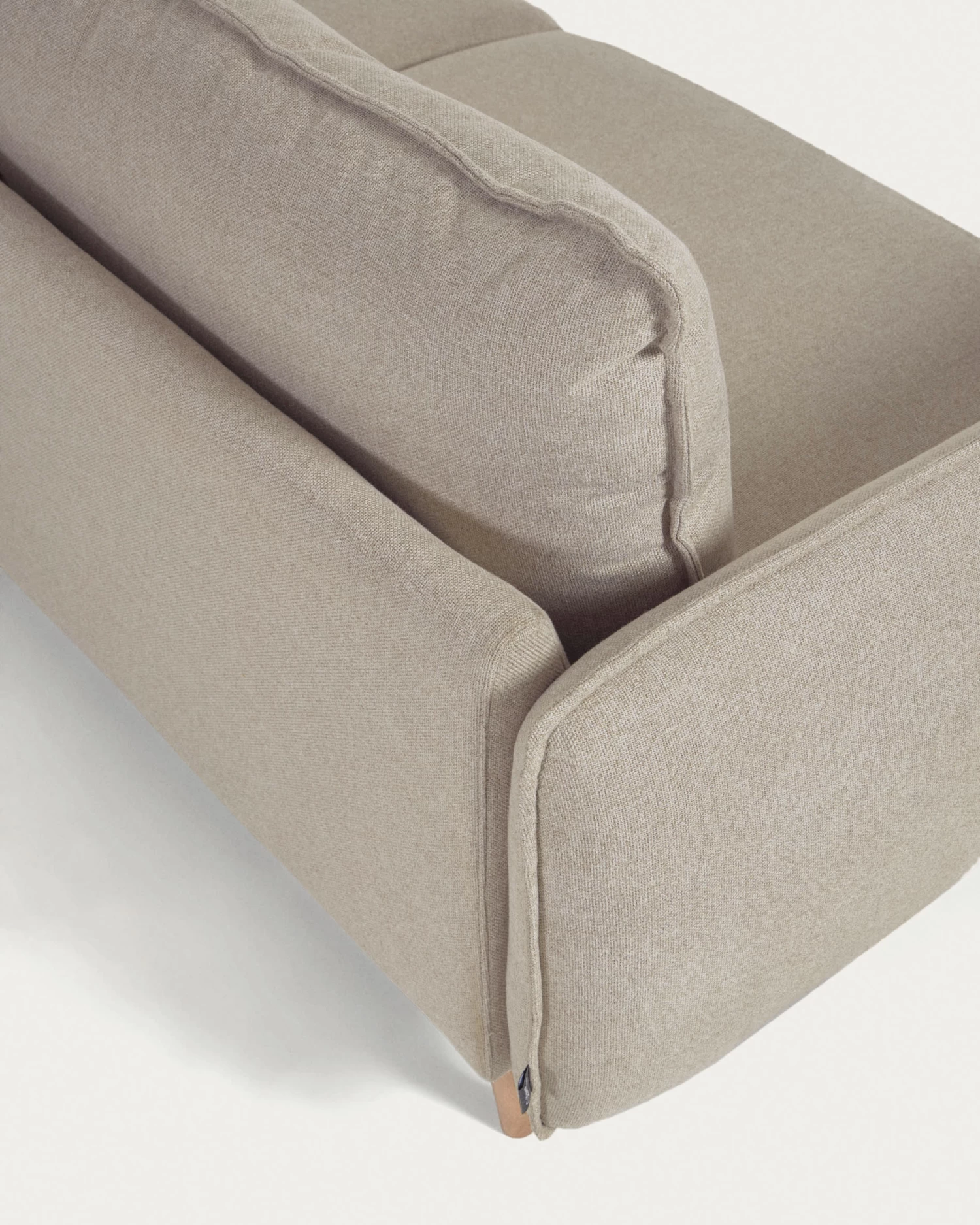 3 Seater Carlota Sofa In Beige 213 Cm | Kave Home 9 3 Seater Carlota Sofa In Beige 213 Cm | Kave Home - Image 7