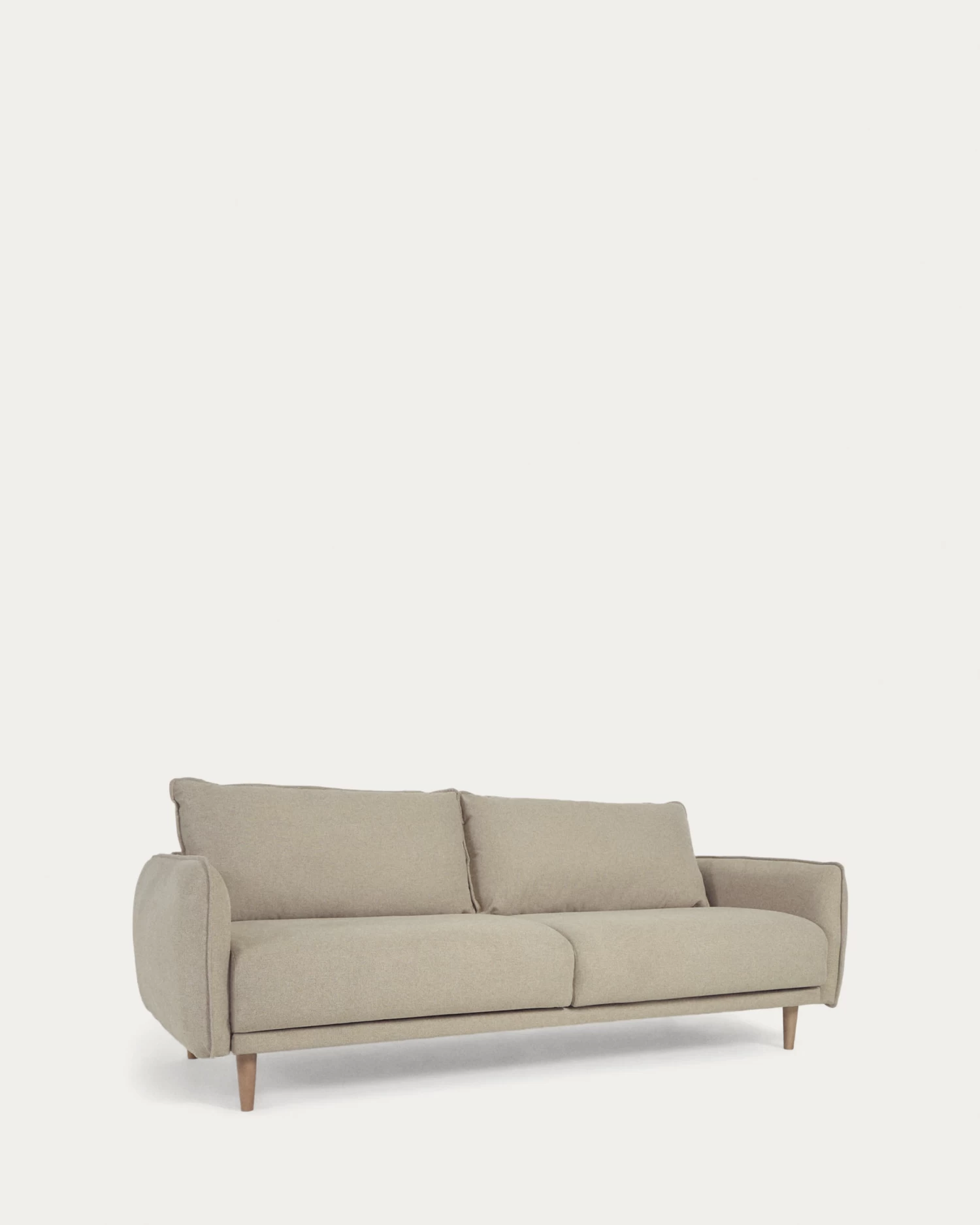 3 Seater Carlota Sofa In Beige 213 Cm | Kave Home 8 3 Seater Carlota Sofa In Beige 213 Cm | Kave Home - Image 6