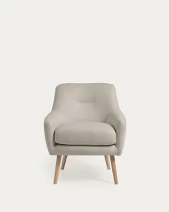 Candela Armchair In Grey Fleece | Kave Home 20 Candela Armchair In Grey Fleece | Kave Home -Quality Furniture Store S808 10 PS03 1V04