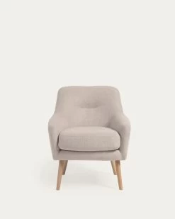 Candela Armchair In Beige | Kave Home -Quality Furniture Store S808 10 SO12 1V04