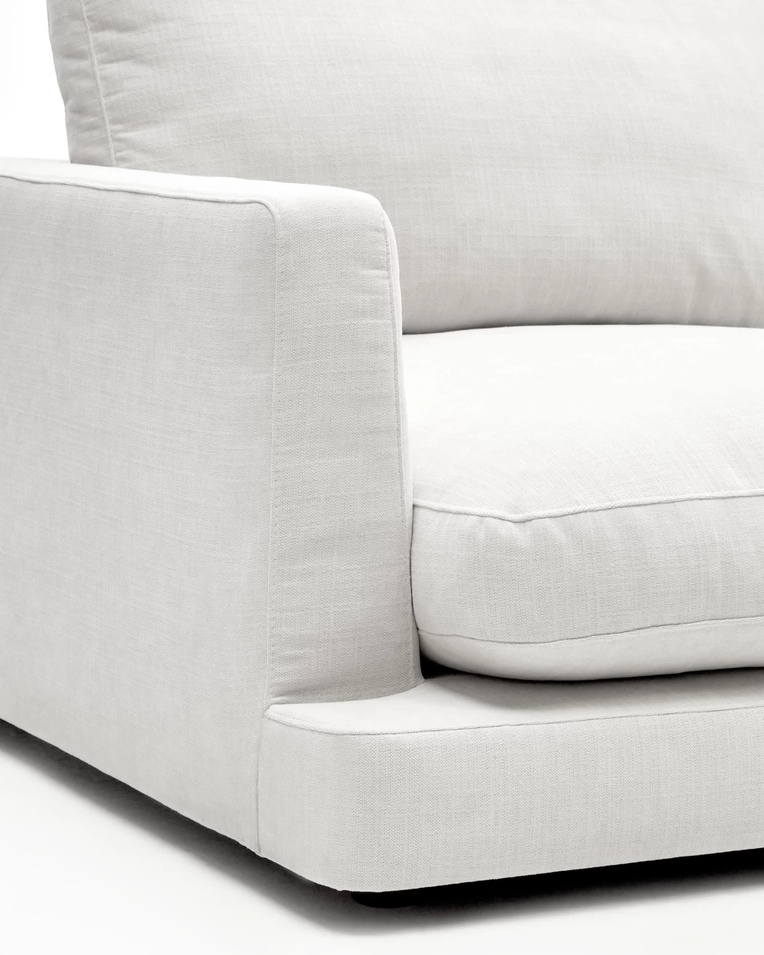 Gala 3 Seater Sofa In White 210 Cm | Kave Home 9 Gala 3 Seater Sofa In White 210 Cm | Kave Home - Image 7