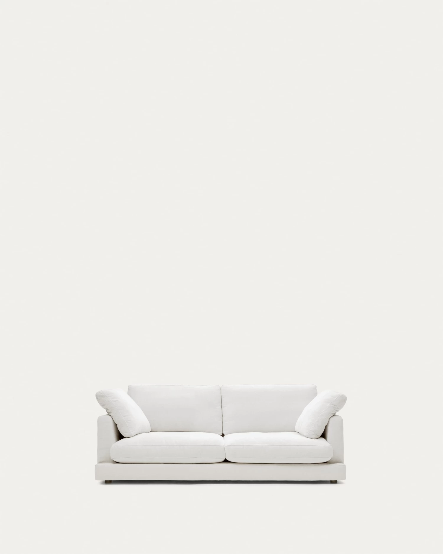 Gala 3 Seater Sofa In White 210 Cm | Kave Home 3 Gala 3 Seater Sofa In White 210 Cm | Kave Home