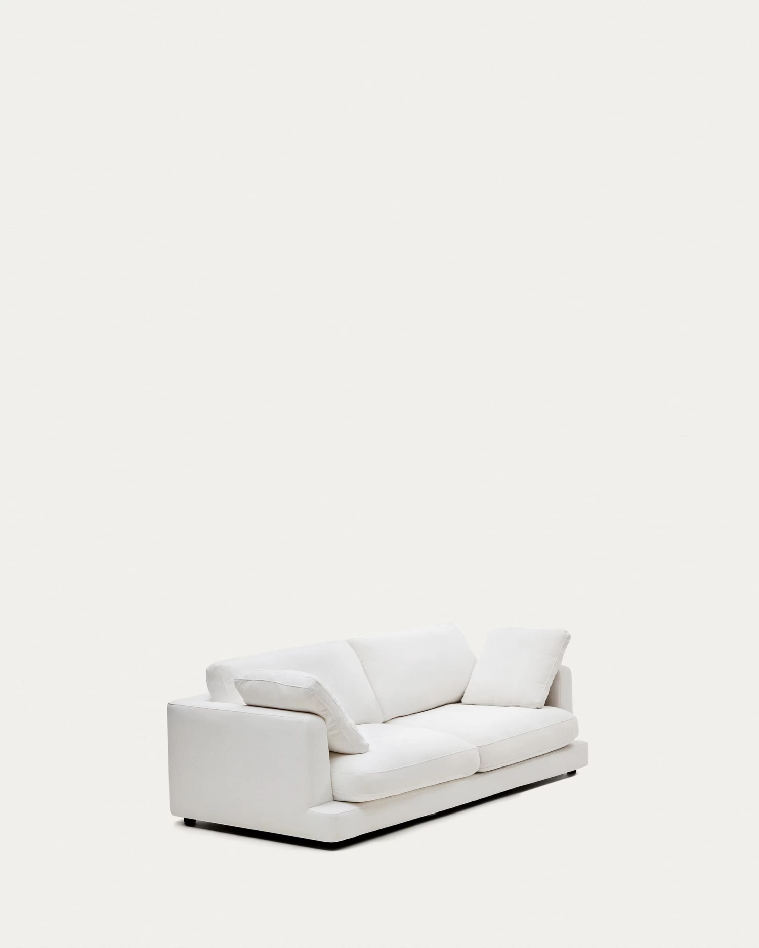 Gala 3 Seater Sofa In White 210 Cm | Kave Home 8 Gala 3 Seater Sofa In White 210 Cm | Kave Home - Image 6