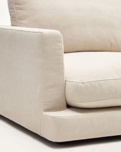 Gala 3 Seater Sofa In Beige 210 Cm | Kave Home -Quality Furniture Store S821 30 SE12 1D03