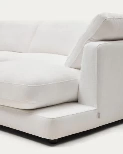 Gala 4 Seater Sofa With Right Side Chaise Longue In White 300 Cm | Kave Home 14 Gala 4 Seater Sofa With Right Side Chaise Longue In White 300 Cm | Kave Home -Quality Furniture Store S821 41 SE05 1D01