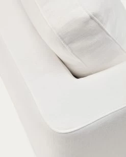 Gala 4 Seater Sofa With Right Side Chaise Longue In White 300 Cm | Kave Home 18 Gala 4 Seater Sofa With Right Side Chaise Longue In White 300 Cm | Kave Home -Quality Furniture Store S821 41 SE05 1D03