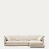 Gala 4 Seater Sofa With Right Side Chaise Longue In Beige 300 Cm | Kave Home -Quality Furniture Store S821 41 SE12 1V01
