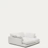 Gala 3 Seater Sofa With Double Chaise Longue In White, 210 Cm -Quality Furniture Store S821 42 SE05 1V01
