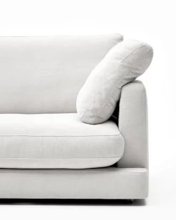 Gala 6 Seater Sofa In White 390 Cm | Kave Home -Quality Furniture Store S821 70 SE05 1D01