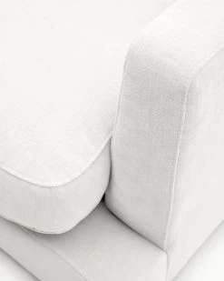 Gala 6 Seater Sofa In White 390 Cm | Kave Home -Quality Furniture Store S821 70 SE05 1D04