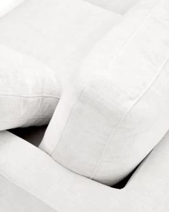 Gala 6 Seater Sofa In White 390 Cm | Kave Home -Quality Furniture Store S821 70 SE05 1D05