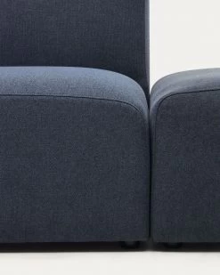 Neom 2 Seater Modular Sofa With Back Module In Blue 244 Cm | Kave Home 14 Neom 2 Seater Modular Sofa With Back Module In Blue 244 Cm | Kave Home -Quality Furniture Store S82621AU25 1D02