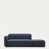 Neom 2 Seater Modular Sofa With Back Module In Blue 244 Cm | Kave Home 1 Neom 2 Seater Modular Sofa With Back Module In Blue 244 Cm | Kave Home -Quality Furniture Store S82621AU25 1V01