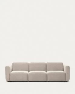 Neom 3 Seater Modular Sofa In Beige 263 Cm | Kave Home