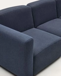 Neom 3 Seater Modular Sofa In Blue 263 Cm | Kave Home -Quality Furniture Store S82630AU25 1D01