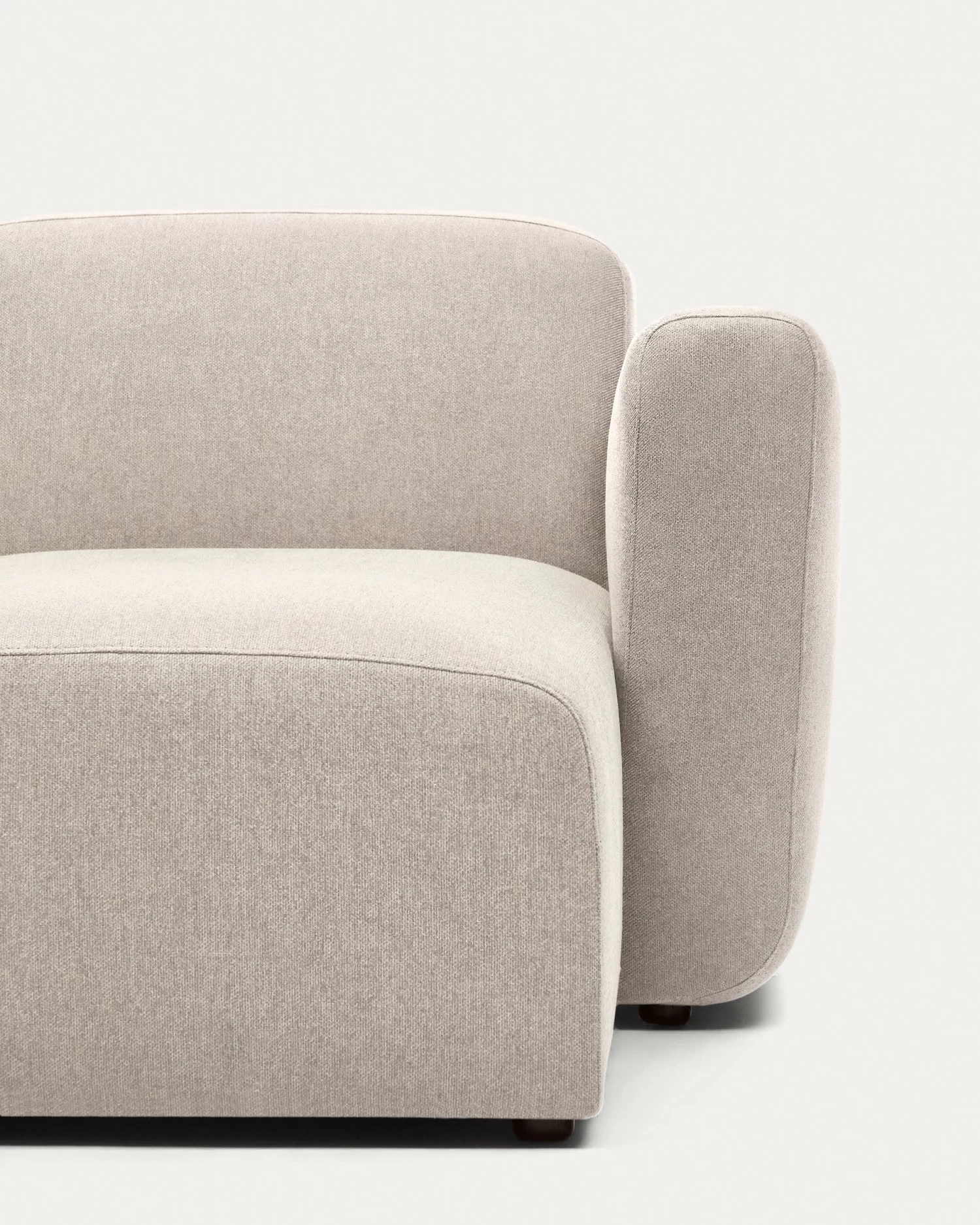 Neom 3 Seater Modular Sofa Right/left Chaise Longue In Beige 263 Cm | Kave Home 8 Neom 3 Seater Modular Sofa Right/left Chaise Longue In Beige 263 Cm | Kave Home - Image 6