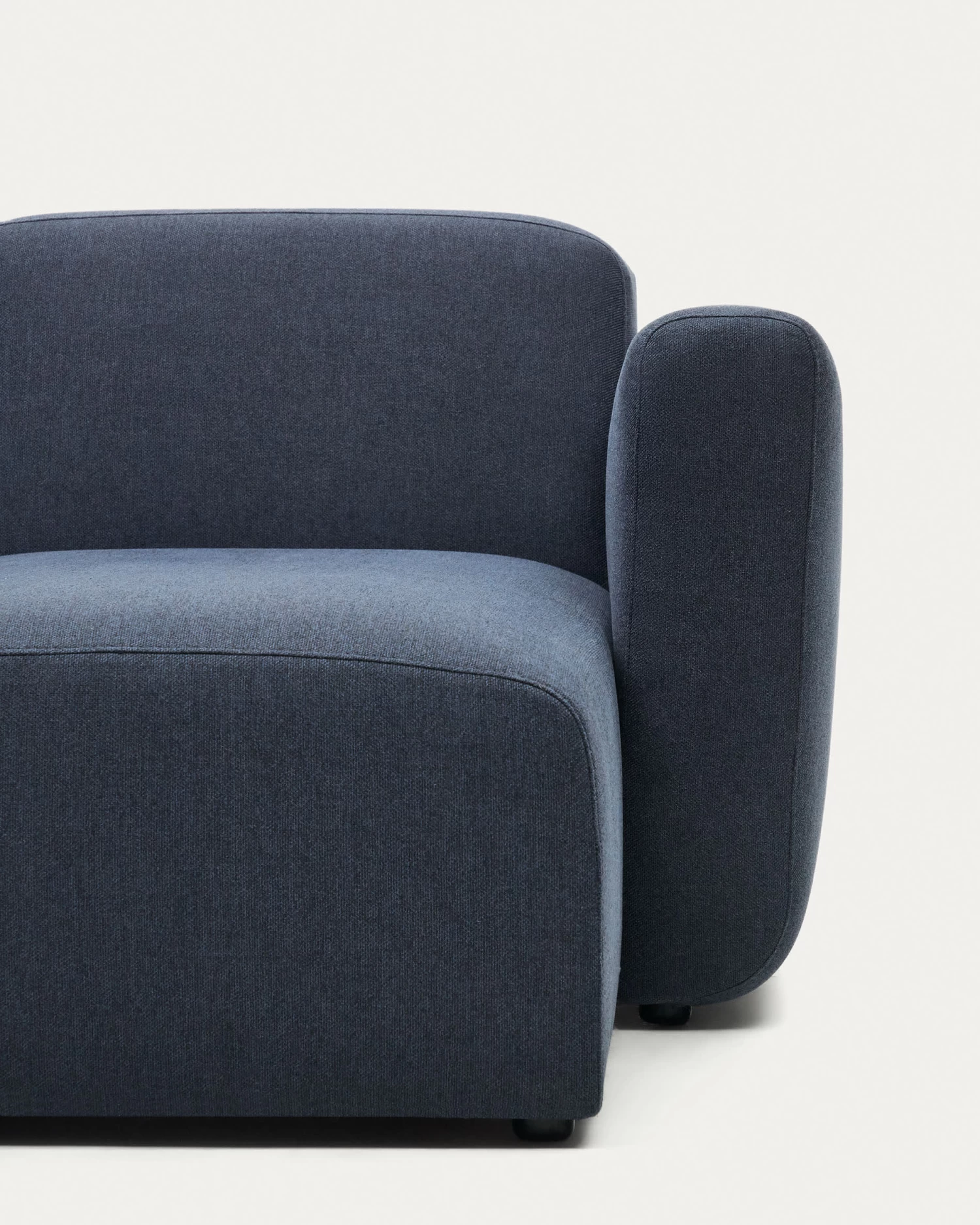 Neom 3 Seater Modular Sofa Right/left Chaise Longue In Blue 263 Cm | Kave Home 8 Neom 3 Seater Modular Sofa Right/left Chaise Longue In Blue 263 Cm | Kave Home - Image 6