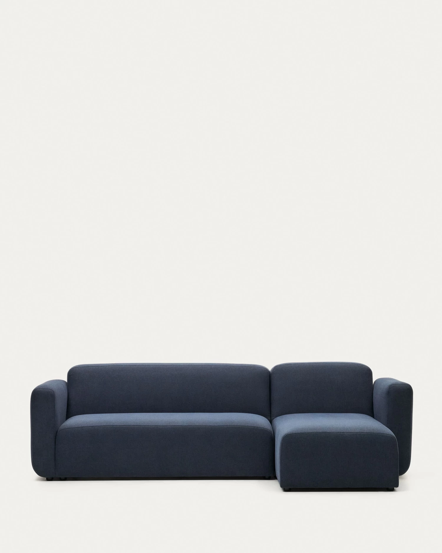 Neom 3 Seater Modular Sofa Right/left Chaise Longue In Blue 263 Cm | Kave Home 3 Neom 3 Seater Modular Sofa Right/left Chaise Longue In Blue 263 Cm | Kave Home