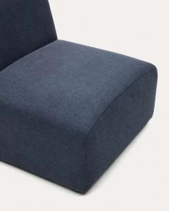 Neom Seat Module In Blue 75 Cm | Kave Home -Quality Furniture Store S826MD1PAU25 1D01