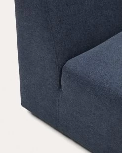 2 Seater Sofa Module In Blue 150 Cm | Kave Home 16 2 Seater Sofa Module In Blue 150 Cm | Kave Home -Quality Furniture Store S826MD2PAU25 1D03