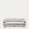 Debra 3-seater Sofa In Pearl Chenille And Natural Legs, 222 Cm 1 Debra 3-seater Sofa In Pearl Chenille And Natural Legs, 222 Cm -Quality Furniture Store S84430TB12 1V01