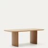 Litto Table Made From Oak Veneer, 200 X 100 Cm -Quality Furniture Store T0100064MM40 1V01