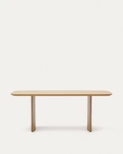 Litto Table Made From Oak Veneer, 200 X 100 Cm -Quality Furniture Store T0100064MM40 1V02