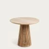 Jeanette Round Solid Teak Wood Table, Ø 90 Cm 1 Jeanette Round Solid Teak Wood Table, Ø 90 Cm -Quality Furniture Store T0300011MM46 1V01
