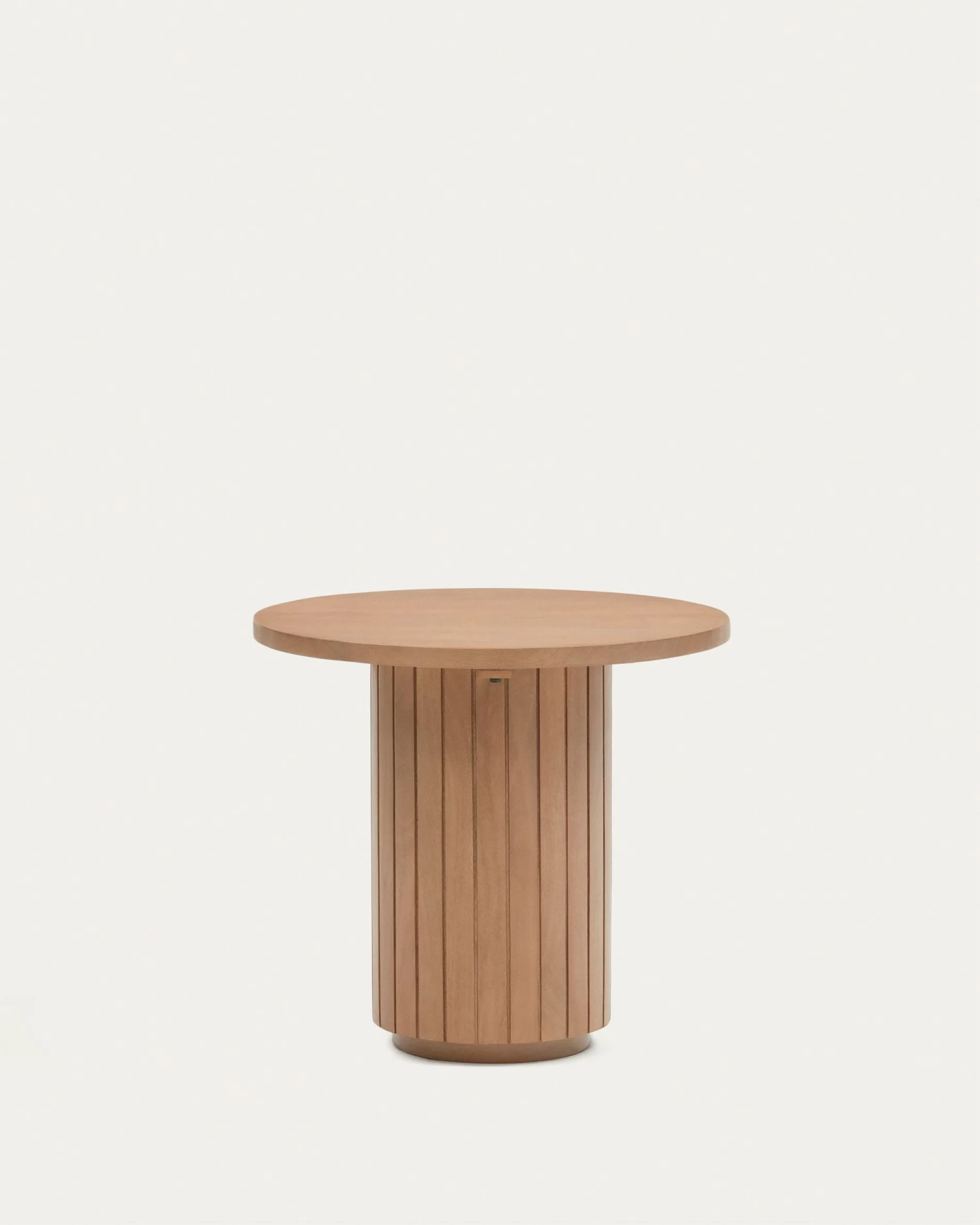 Licia Round Side Table Solid Mango Wood à 60 Cm | Kave Home 3 Licia Round Side Table Solid Mango Wood à 60 Cm | Kave Home