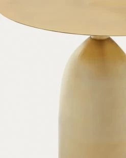 Matilda Metal Side Table With A Gold Finish Ã 48 Cm | Kave Home -Quality Furniture Store T0500032RR83 1D02