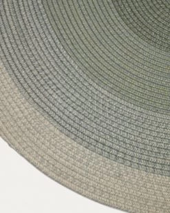 Leeith 100% PET Rug With Wide Green Stripes Ã 160 X 230 Cm | Kave Home -Quality Furniture Store X0100026JJ19 1D02