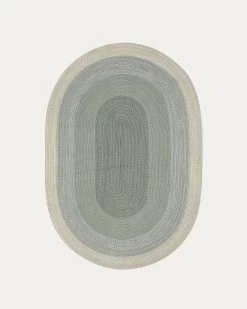 Leeith 100% PET Rug With Wide Green Stripes Ã 160 X 230 Cm | Kave Home