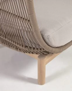 Catalina 3 Seater Sofa Made With Beige Cord And 100% FSC Solid Acacia Wood 170 Cm | Kave Home -Quality Furniture Store YG0195J12 1D03