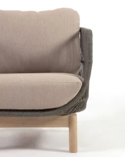 Catalina 3 Seater Sofa Made With Green Cord And 100% FSC Solid Acacia Wood 170 Cm | Kave Home 14 Catalina 3 Seater Sofa Made With Green Cord And 100% FSC Solid Acacia Wood 170 Cm | Kave Home -Quality Furniture Store YG0195J19 1D01