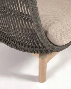 Catalina 3 Seater Sofa Made With Green Cord And 100% FSC Solid Acacia Wood 170 Cm | Kave Home 18 Catalina 3 Seater Sofa Made With Green Cord And 100% FSC Solid Acacia Wood 170 Cm | Kave Home -Quality Furniture Store YG0195J19 1D03